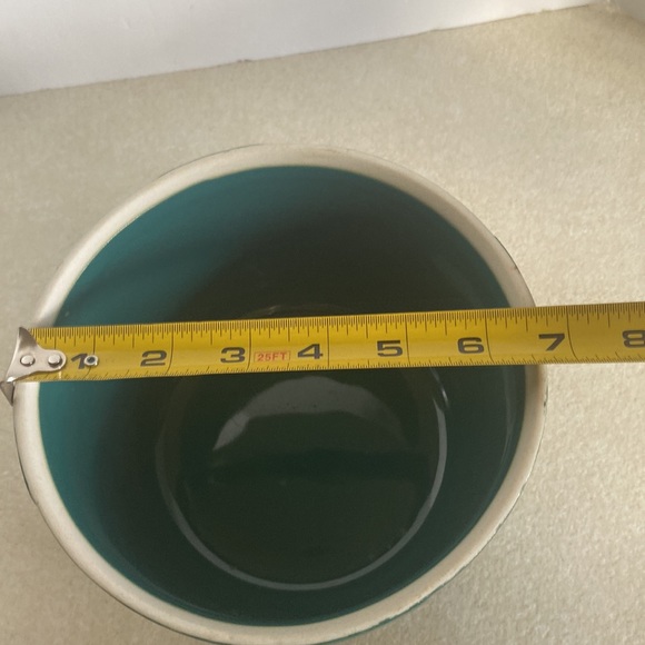 Vintage Hall China Co. for Hotpoint Refrigerators hunter green serving dish - Picture 6 of 7